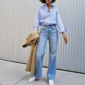 AYR Light Blue Flare Jeans